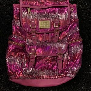 Juicy couture sequin backpack